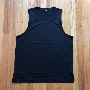RHONE Men's Black Tank Top Large